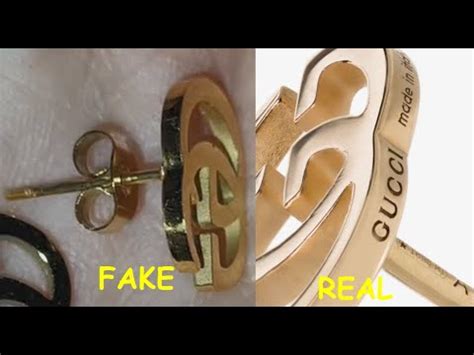 how to spot fake gucci earrings|gucci inspired earrings.